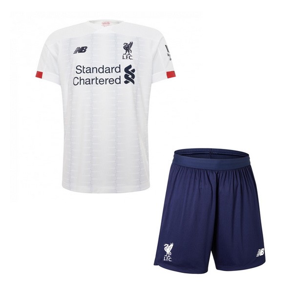 Camiseta Liverpool Segunda equipo Niño 2019-20 Blanco